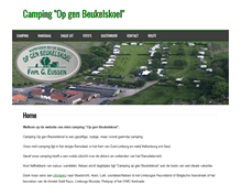 Tablet Screenshot of camping-opgenbeukelskoel.com